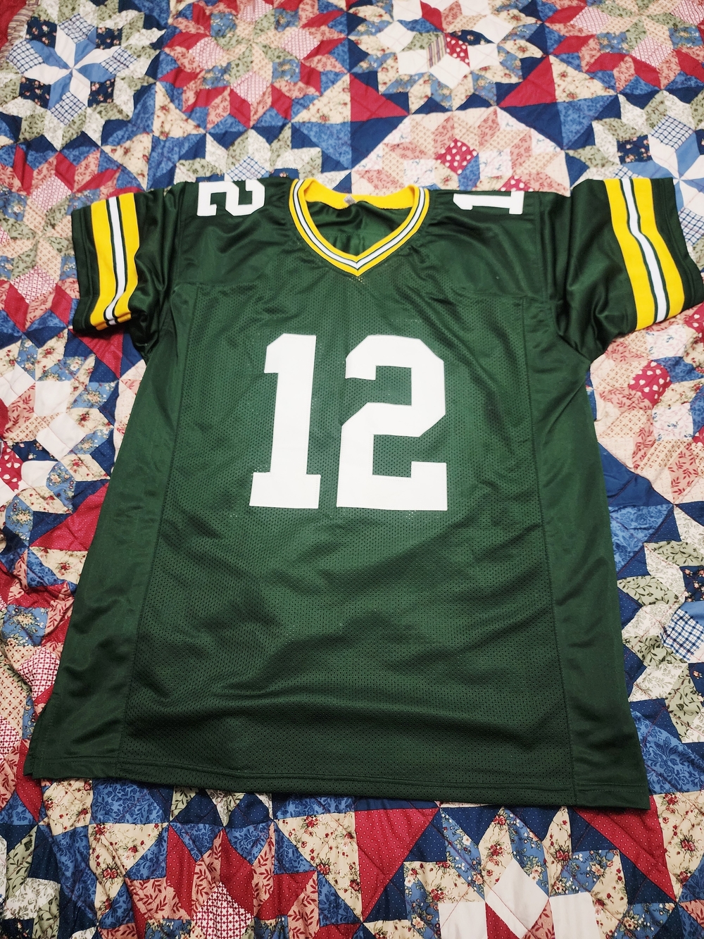 Green Bay Packers Aaron Rodgers #12 NFL Jersey Green - Men's XXL
